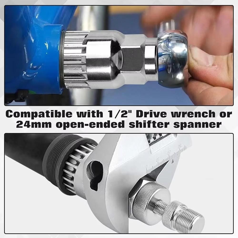 Square Hole Bottom Bracket Remover Anti-Slip Bike Crank Puller Remover Road Bike