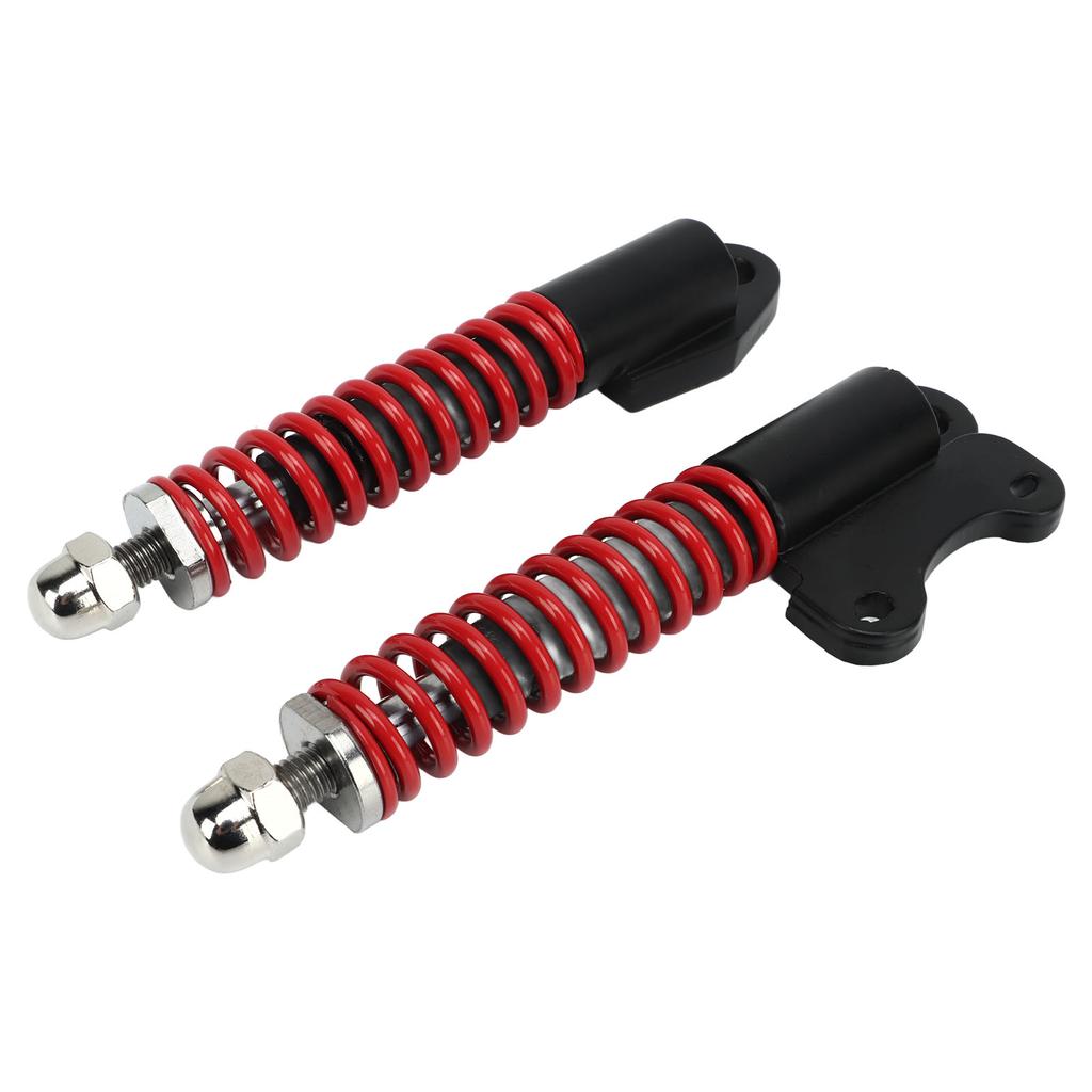 Tlumič skútru Nerezová ocelová pružina Černá Červená Bezpečný Stabilní Přední vidlice Tlumič pro