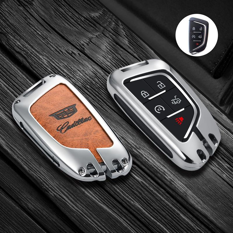 

Cadillac Key Case for CT6, XT4, XT5, XT6, XTS, CT4, CT5, ATS-L Models