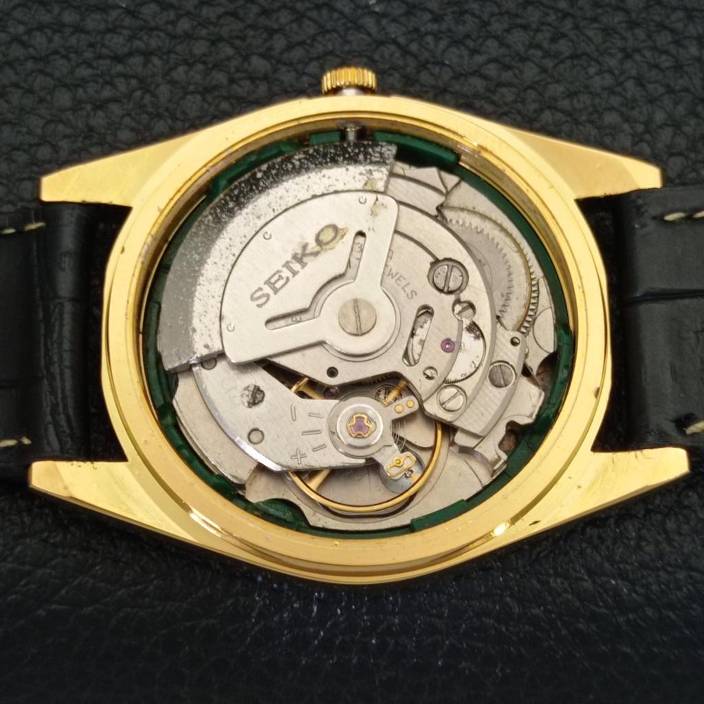 REFURBISHED VINTAGE SEIKO 5 AUTOMATIC JAPAN MENS BLACK DIAL WATCH A434390-2 R120-a434390