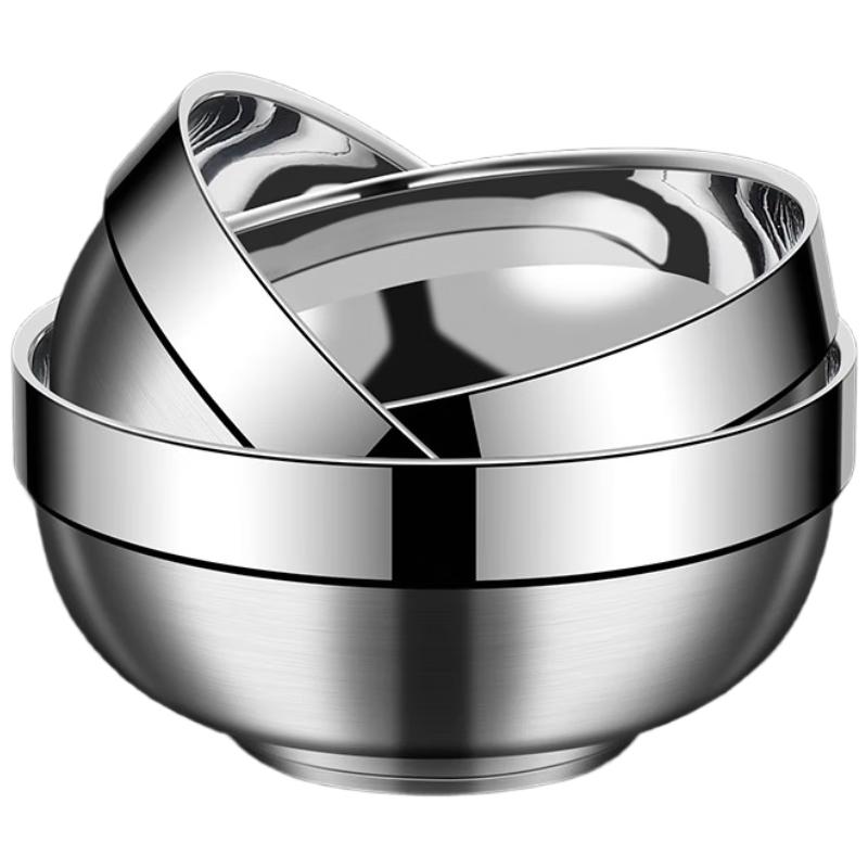 Jingqingfu 316 Stainless Steel Double-Layer Insulated Bowl