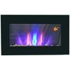 Elektrische Wandhaard 1000W 2000W LED Vuur Effect Afstandsbediening Stijlvolle Look Met Verwarmingsfunctie