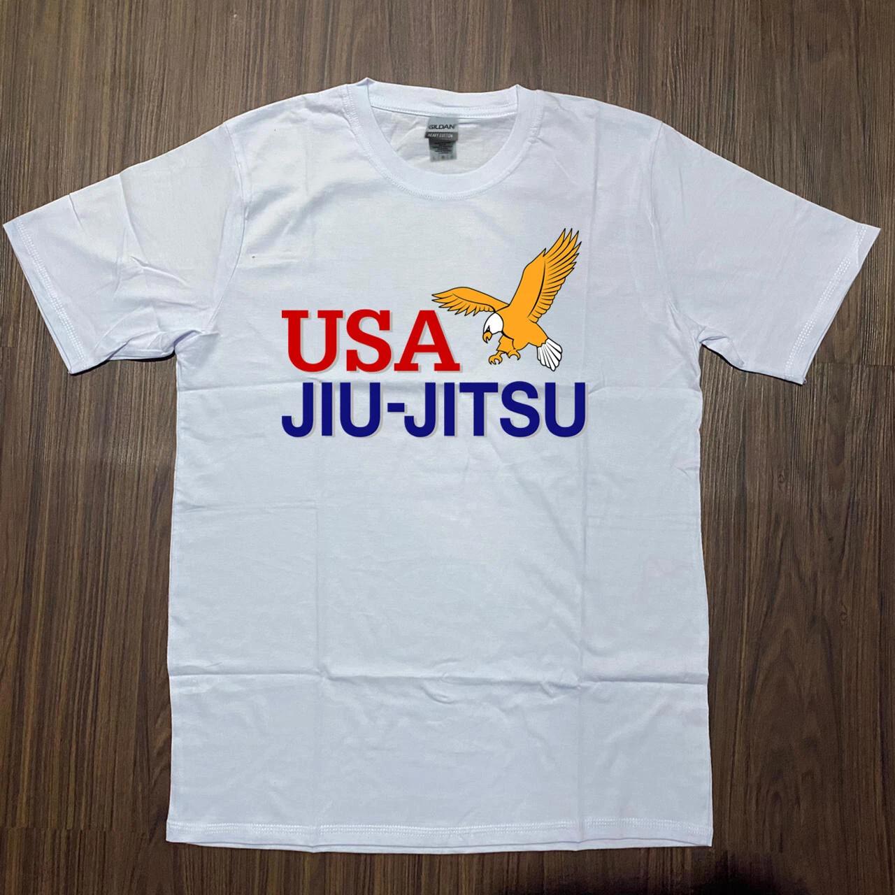 Men s and Women s T-shirts JIU JITSU heavy cotton L