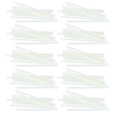 100ks 7 x 200mm Tavné lepiace tyčinky Priehľadné DIY Remeselné Opravy Tavná lepiaca tyčinka