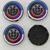 DSJW3 4pcs For BMW 50th E90 E60 F10 F20 G20 G30 E53 E85 E70 56mm 68mm Blue White Car Hub Cap Wheel Center Cap Emblem Badge Accessories