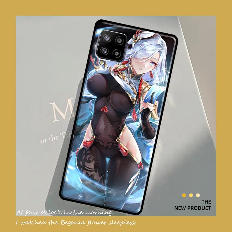 Genshin Anime Shenhe Case For Samsung Galaxy A54 A34 A21S A12 A22 A32 A52 A72 A13 A33 A53 A73 A51 A71 A14 Cover