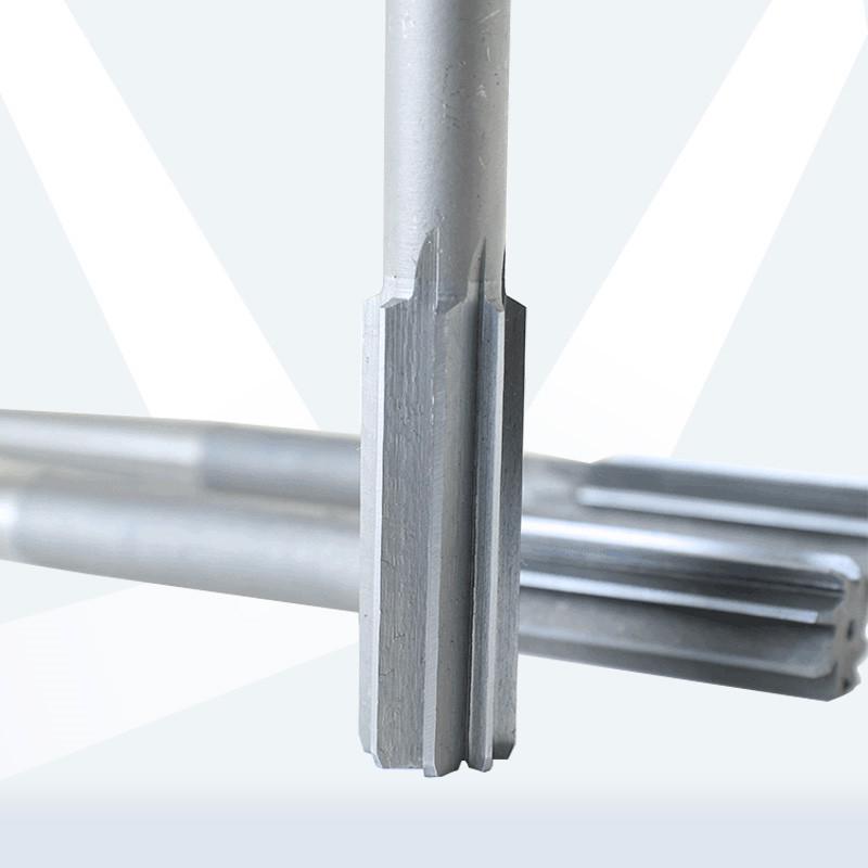 Extra Long High-Speed Steel Taper Shank Machine Reamer for Deep Holes, Sizes 16, 18, 20, 22, 24, 25, 30, 40