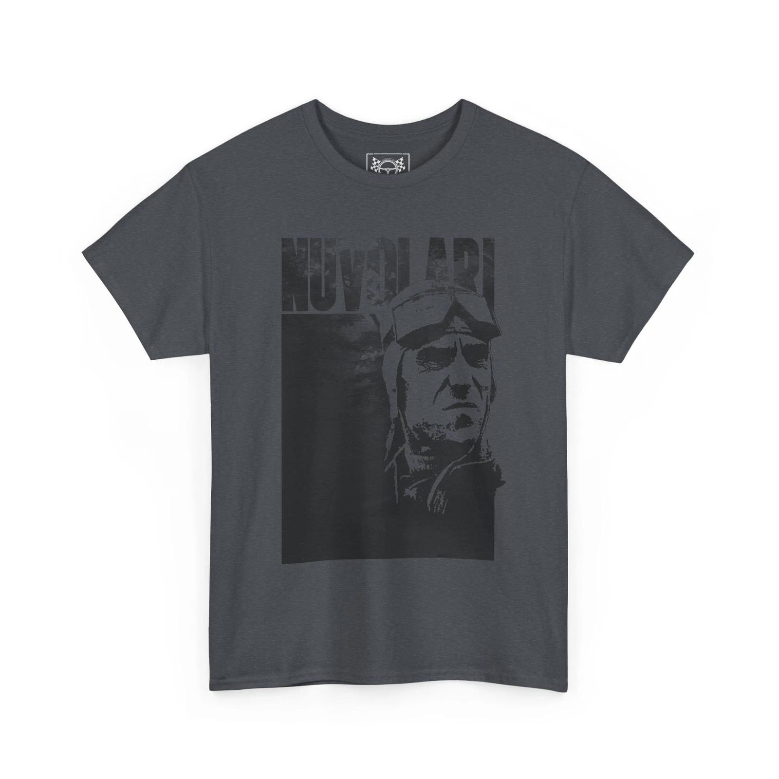 

Tazio Nuvolari Tribute T-Shirt - Italian Racing Legend Tee - Motorsport Fan Gift L