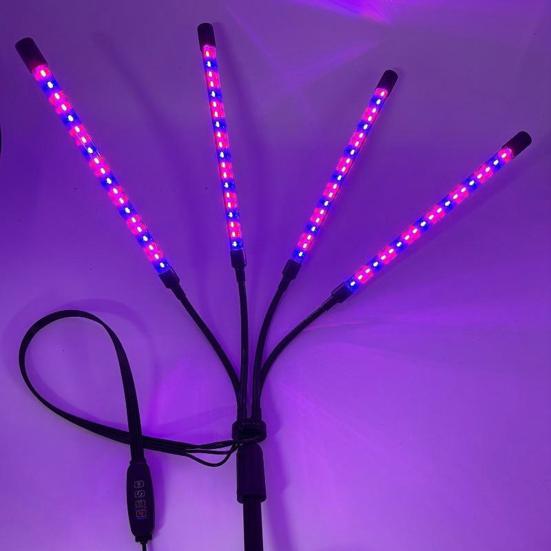 Indoor Plant Grow Light with 360-degree Gooseneck Adjustable Height Timer Function