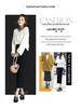 2021 Women's High-Waist Knitted Wool Skirt: Autumn/Winter, Thick, Long, Slim Fit, with Slit