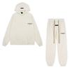 Essentials Unisex Kapuzenpullover Set Lässig Oversized Baumwolle Pullover Herbst