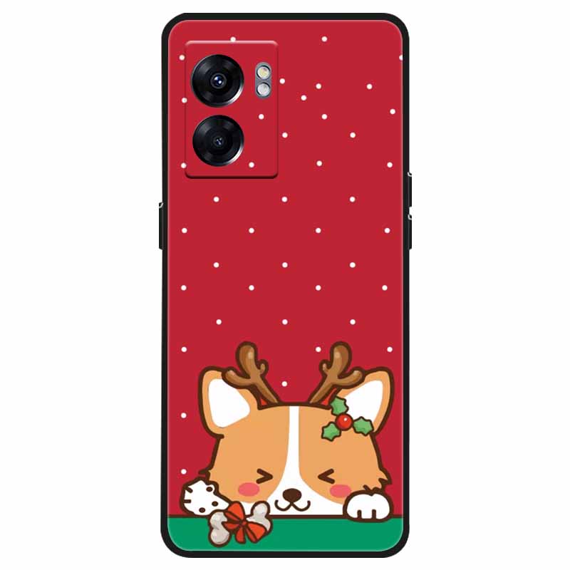 For OPPO Realme C33 Case C30s Christmas Silicone Soft TPU Cover Cases for Realme 9 Pro Plus Coque Realme8 5G New Year Gift Funda