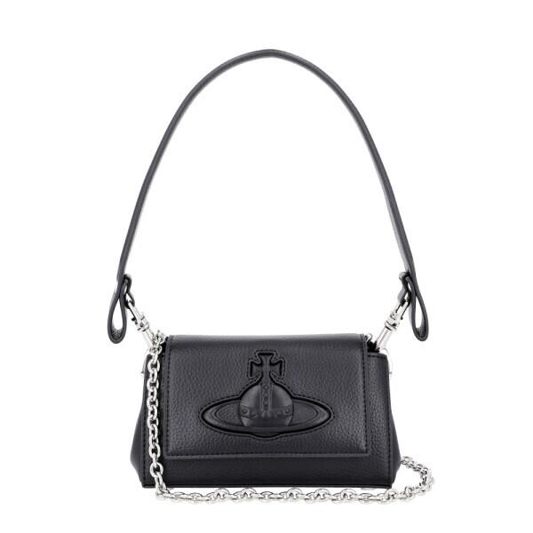 Vivienne Westwood Hazel Vegan Bio Green Shoulder Bag N403