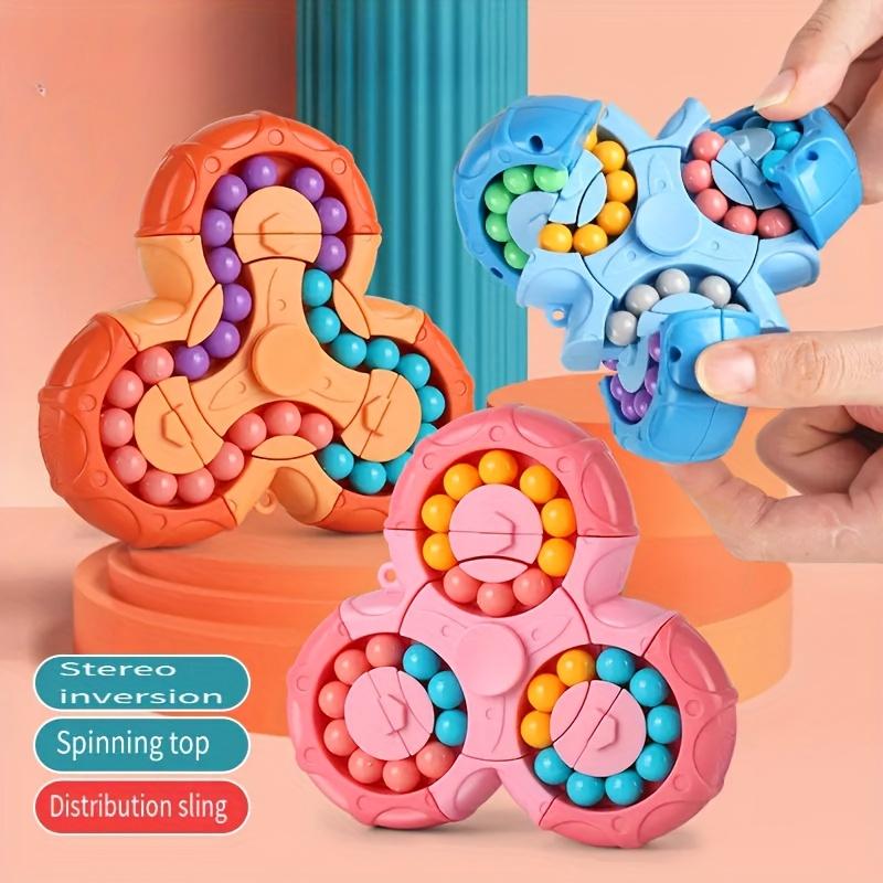 Six-sided Magic Bean Puzzle Toy for Children Ages 3+ - Enhances Focus, Imagination, and Fine Motor Skills | The Perfect Finger-Twisting Game To