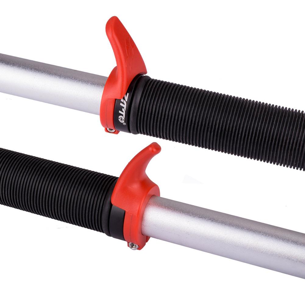1Pair Bicycle Deputy Handle Plastic Anti-slip Bike Secondary Rest Handlebar Lightweight Handlebars With Lock Ring Kit