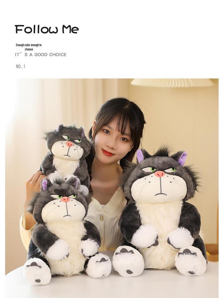 Lucifer Cat Plush Toy - Anime-Inspired Doll for Kids' Birthdays