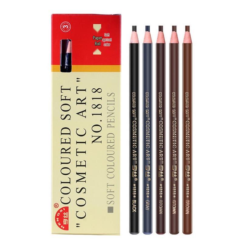 Hens 1818 Waterproof Smudge-Proof Eyebrow Pencil with Pull-String