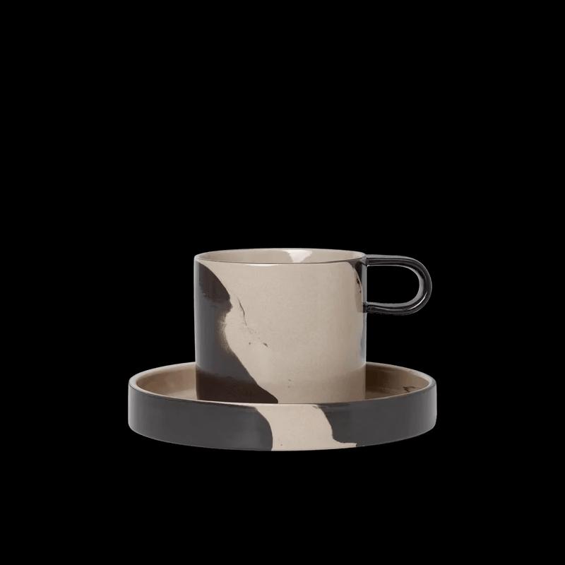 Чашка с блюдцем Inlay от Ferm Living