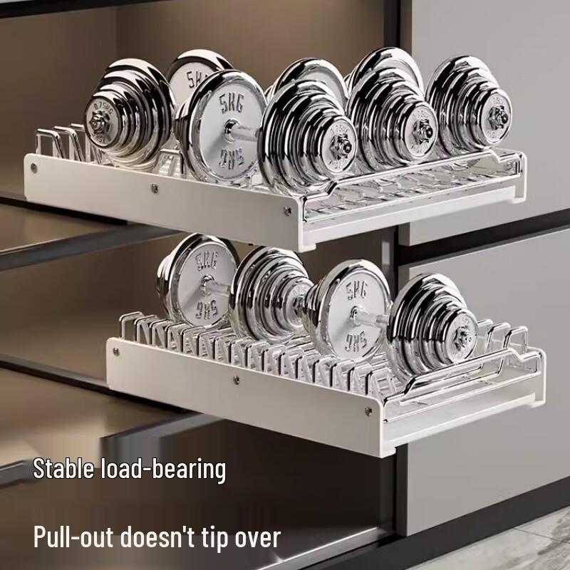 Built-in Kitchen Pull-Out Dish Drainer Rack