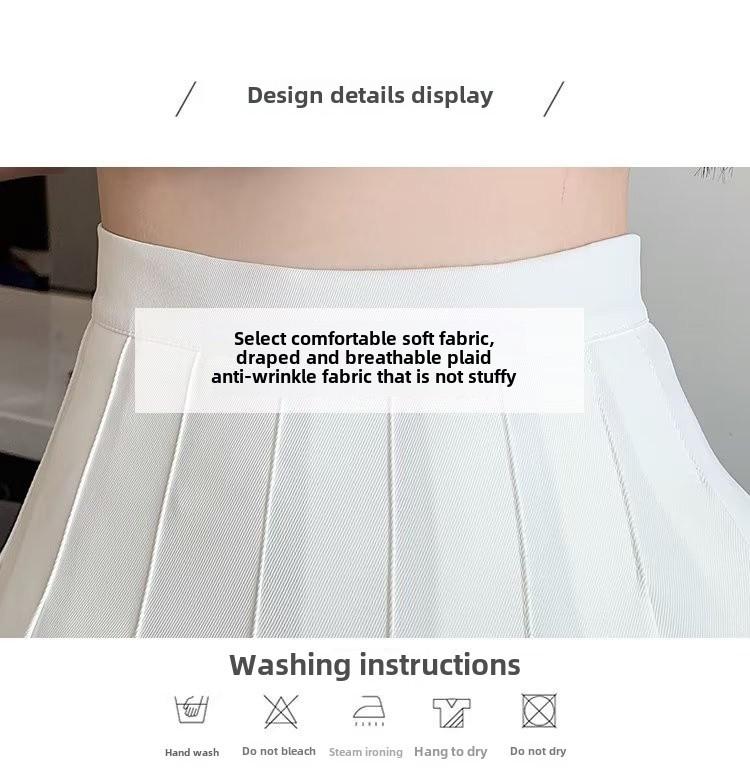 High-Waist Mesh Pleated A-Line Skirt: Sweet & Spicy Summer Style for Petite Women