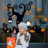 New Halloween Cartoon Pumpkin Light Bedroom Living Room Removable Holiday Wall Sticker Painting