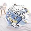 1pc Starry Sky Adventure: Cute Cartoon Character Automatic Opening Folding Umbrella with 8-Bone Iron Frame - Perfect for Fans, Travelers, Daily Use, a