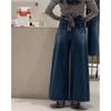 New Spring Arrival: Women's Plus-Size High-Waisted Retro Wide-Leg Jeans