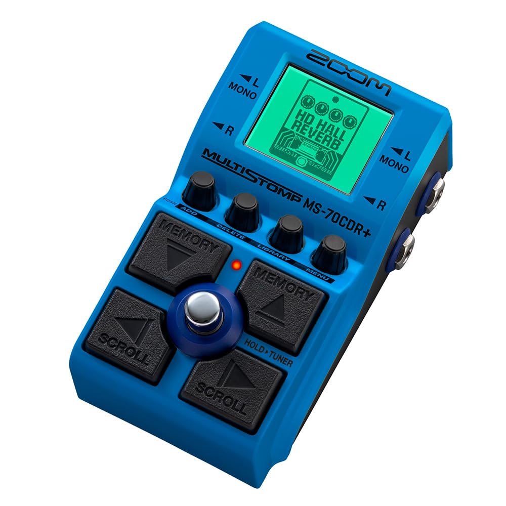 Zoom MS-70CDR+ Multi-Stompbox with 149 Spatial Effects, Including Chorus, Delay, and Reverb, Released In 2024