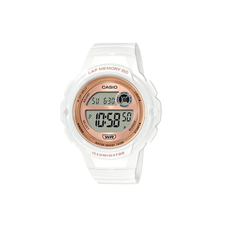 CASIO Unisex 40.5mm Gold Watch LWS-1200H-7A2VDF Rose Gold Watch Dial