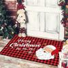 VIKAMA Christmas Decorative Floor Mat, Entrance Welcome Mat, Indoor and Outdoor Carpet, Home Decoration, Happy New Year 2026