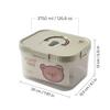 Plastic Stackable Preservation Box With Handle Refrigerator Egg Fresh-keeping Box Stackable Fruit Vegetable Storage Container