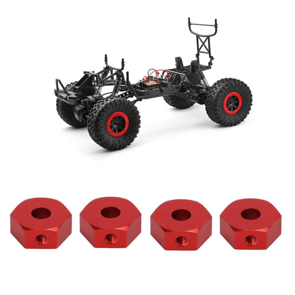 4pcs 1Celsius10 RC Wheel Hex Hubs Nut 14mm Aluminum Wheel Hex Drive Hub for AMMRA Big Rock for Typhon for Senton
