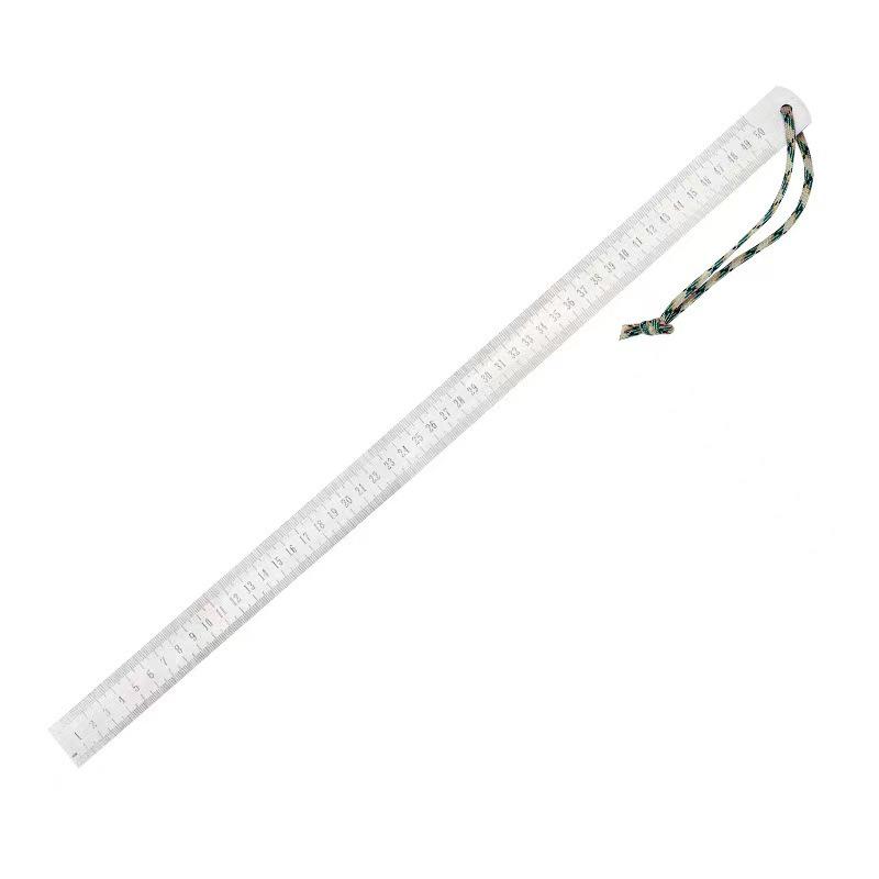 Multifunctional Quenched Steel Ruler: High Manganese, Thickened, Self-Defense, Stainless Straightedge