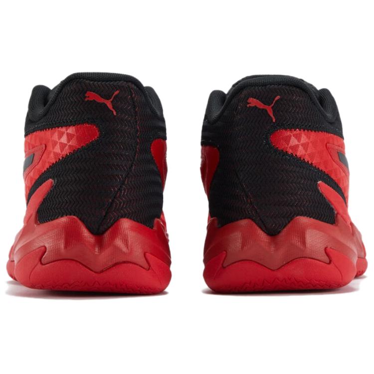 New PUMA Dagger Anti Slip Wear Resistant Low Top Basketball Shoes Unisex Red Black 311353-08