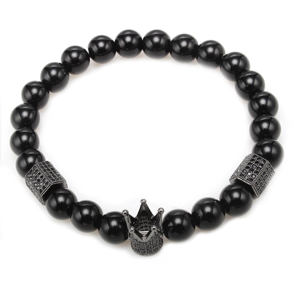JYL TS Bracelet Crown  Copper Zircon Style Offers Durable Luxury And Luck