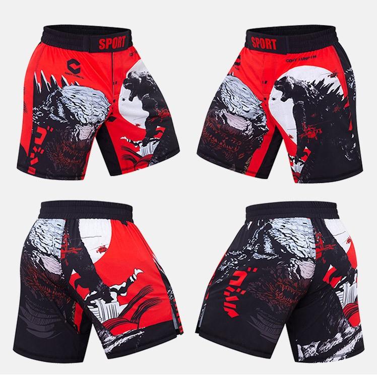 Mens MMA Boxing Kickboxing Fight Shorts Muay Thai Short Pants Jogging Exercise Sport Training Competition Fitness Running Shorts