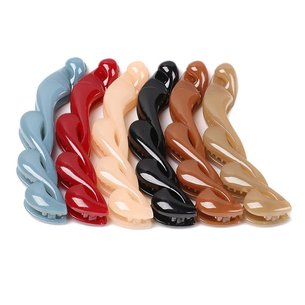 Pinces à Cheveux Acrylique pour Femmes Filles Épingles à Cheveux Antidérapantes Pinces à Cheveux Banane Accessoires de Coiffure Pinces à Cheveux