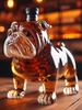 Funny Glass Whiskey Bottle Collectible Novelty Whiskey Decanter Bulldog Shape Whiskey Bottle for Men Home Tasting Beer