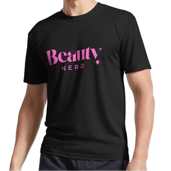 New Beauty Nerd Active Logo T-Shirt Funny S to 5XL