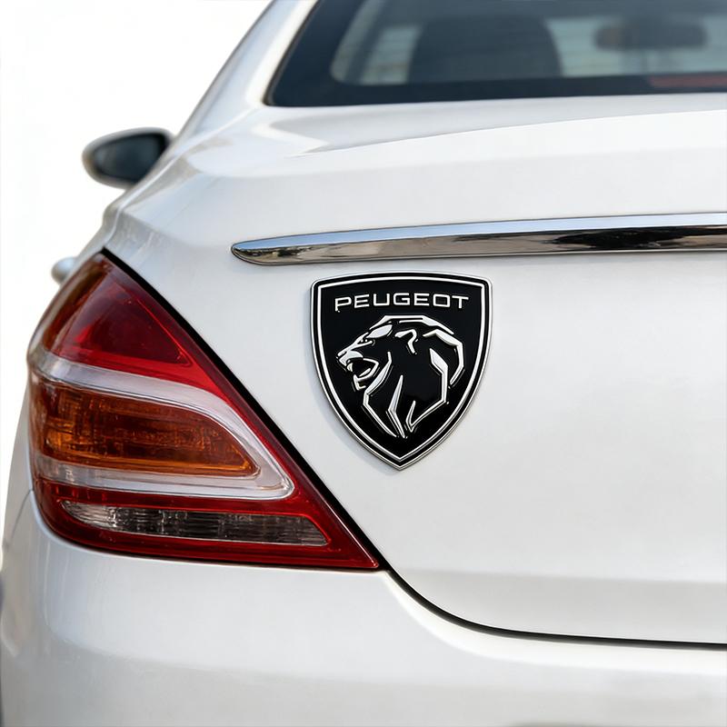Car 3D Metal Badges Trunk Body Window Side Decoration Sticker Accessories For Peugeot 308 408 2008 206 208 307 3008 406 407 207