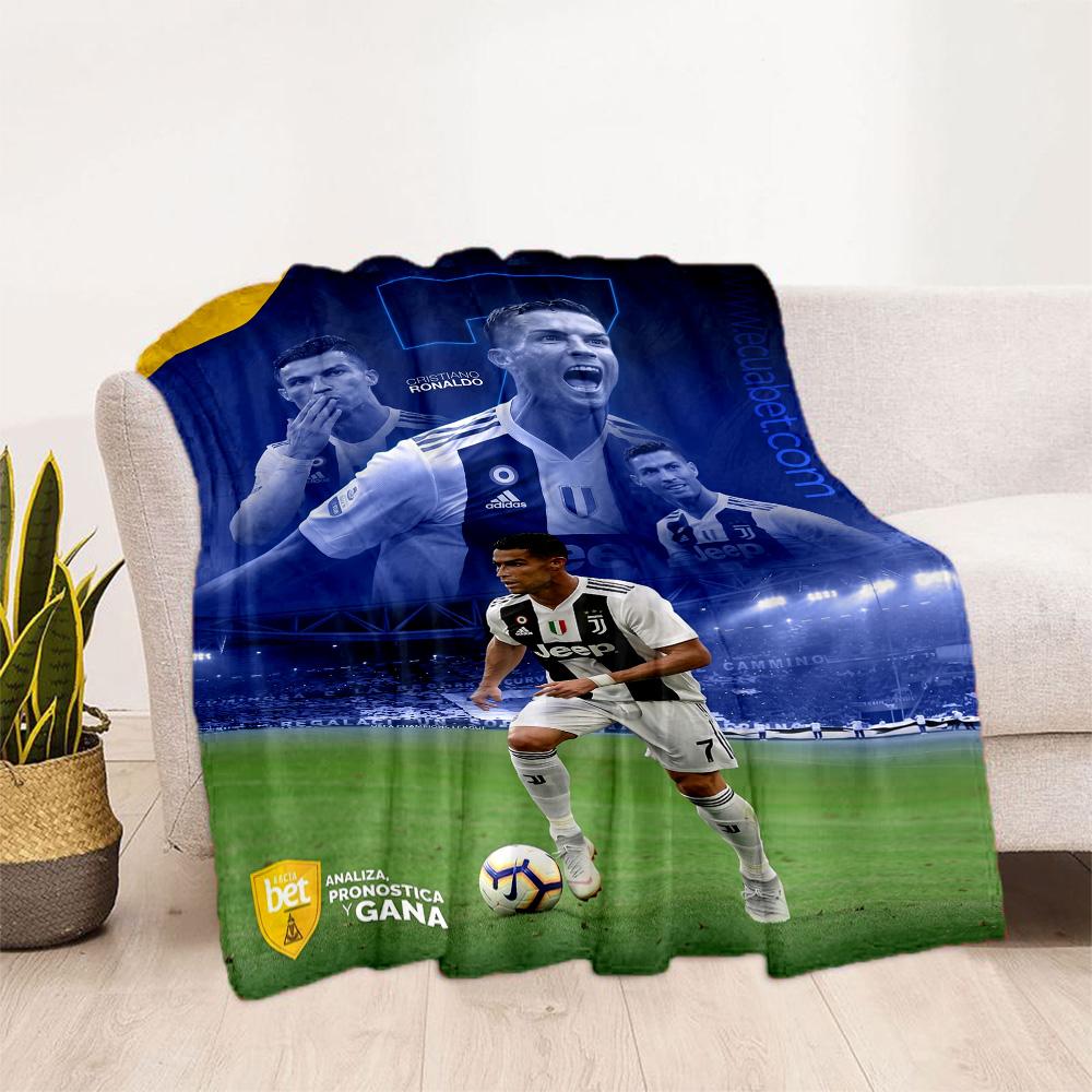 Ronaldo's Juventus Celebration Blanket Warmthful Decor Perfect for Picnics Chair Office Four Seasons Universal Stylish Decor