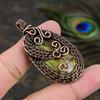 Labradorite Gemstone Copper Wire Wrap Jewelry Pendant 2.36