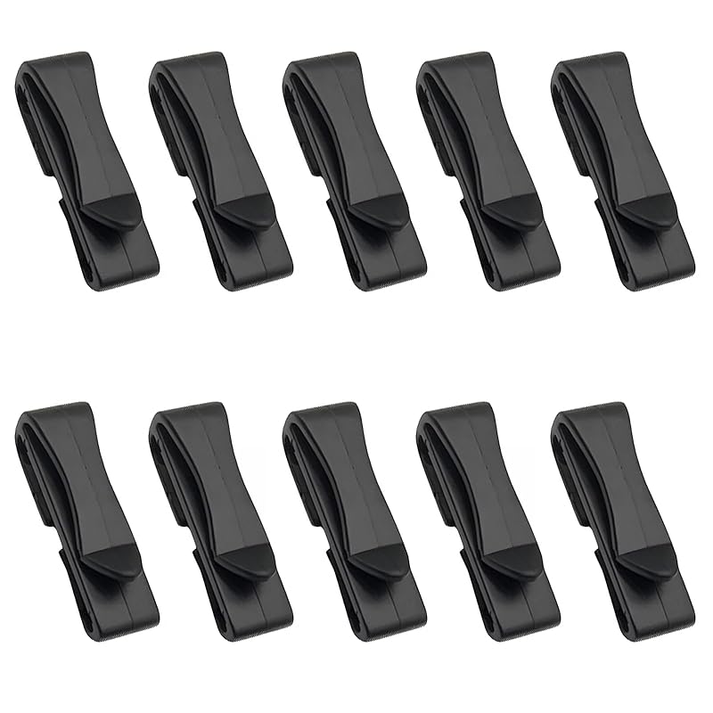 

[LIANHATA] belt clip 25mm Applicable to width tape set of 10 auxiliary buckle tape clip webbing belt adjustment fix easily Buckle clip for adjustment