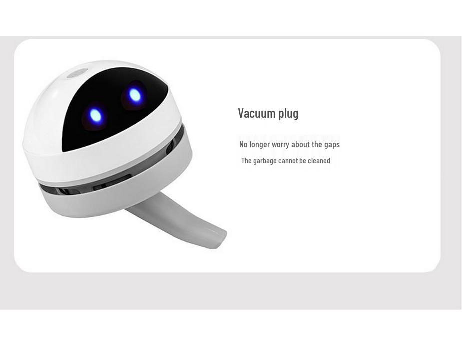 Mini Rechargeable Desktop Vacuum Cleaner for Dust and Eraser Shavings