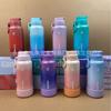 AquaFlask Gradient Perlmutt-Finish Isolierte Edelstahl-Wasserflasche Mit Trageschlaufe Fitnessstudio Outdoor Reisen