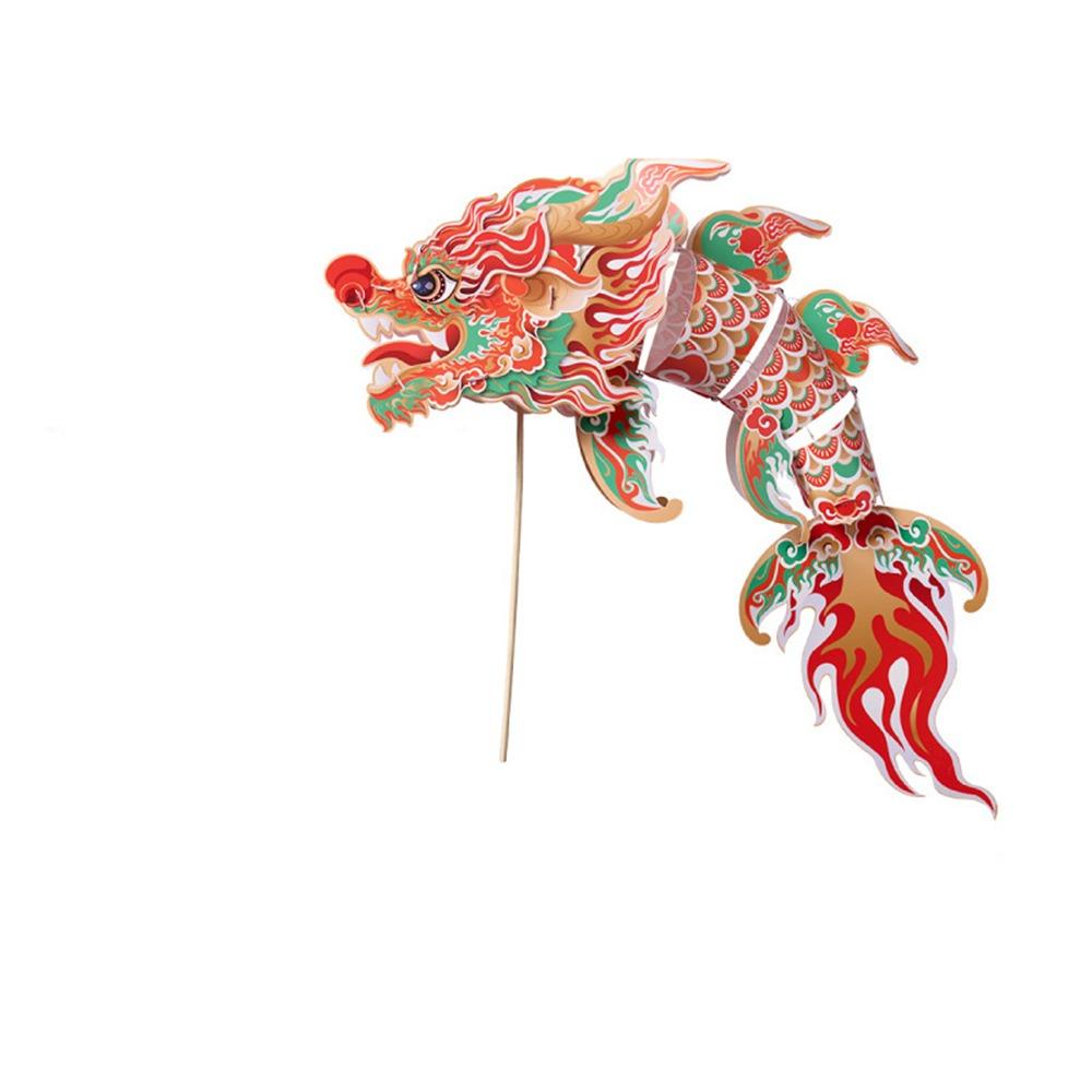 Handmade Dragon Dance Lantern DIY Craft Festival Lantern Material Kit  Kindergarten