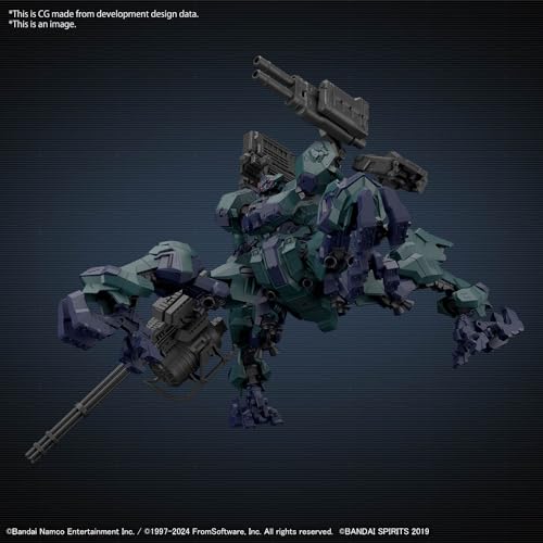 BANDAI SPIRITS 30MM ARMORED CORE VI FIRES OF RUBICON BALAM INDUSTRIES BD-011 MELANDER Liger Tail Pre-Colored Plastic Model Kit