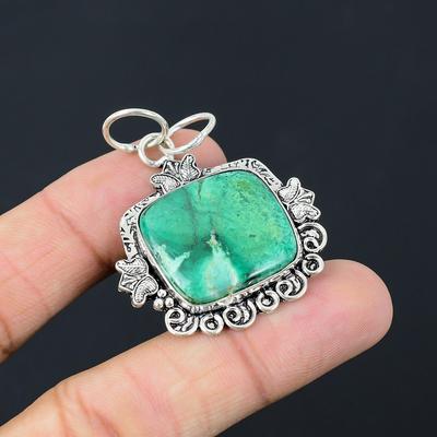 Daughters Day Deal Malachite Gemstone Wife Pendant Jewelry 925 Sterling Silver