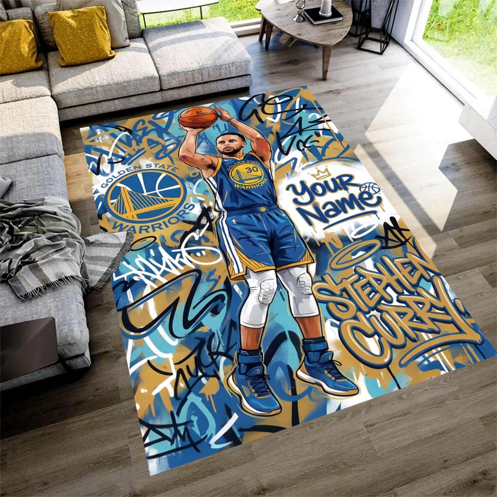 Golden State Curry Game Day Area Rug Design For Foyer Dining Room Decorate Room Bedrooms Antislip Rug Anime Office Decor