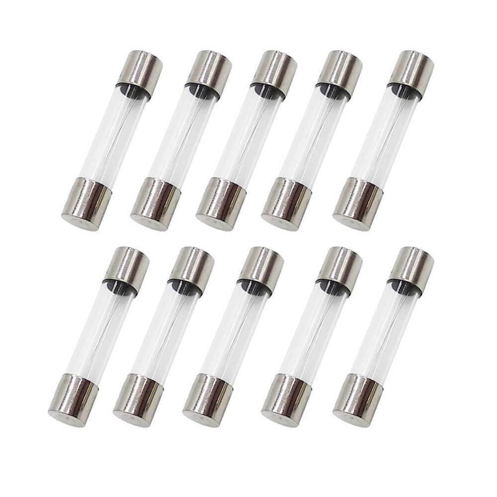 6x30mm 72 Car Boat Quick Blow Glass Tube Fuse Assorted Kit Fast-blow Glass Fuses